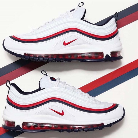 nike air max 97 white red womens